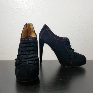 L.A.M.B. Gwen Stefani Black NORLAND  Booties